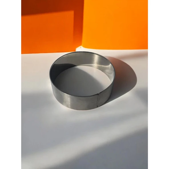 Çember Parfe/Tart Kalıbı Ø8 Cm H:2,5 Cm ürün görseli 1