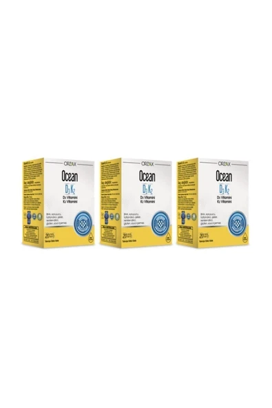 Ocean D3k2 20 Ml Damla (3 Kutu) ürün görseli 1