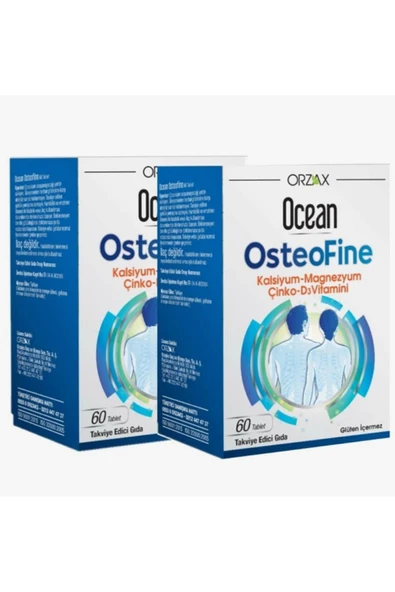 Ocean Osteofıne Kalsıyum Magnezyum Çinko D3 Vitamini 2 li ürün görseli 1