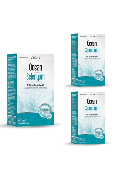 Ocean Selenyum 30 Tablet 100 Mcg X3 Adet ürün görseli 1