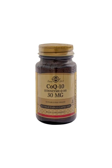 Solgar Coenzyme Q-10 30mg 30 Kapsül ürün görseli 1