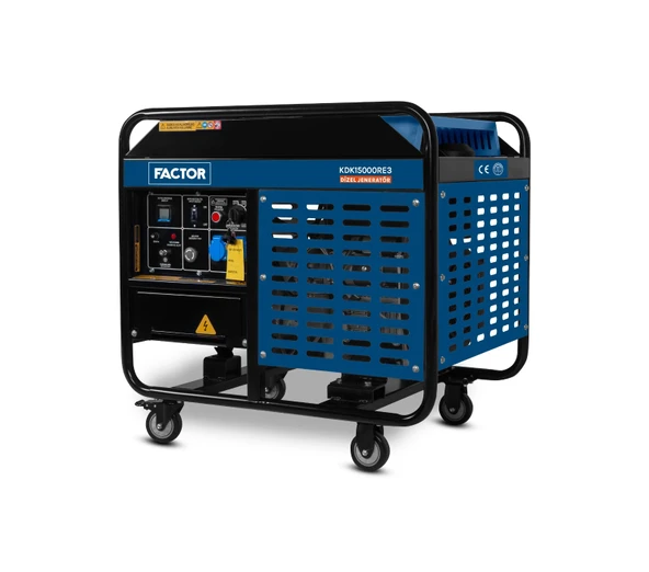 FACTOR KDK 15000 RE3 Dizel Jeneratör (15 Kva) Marşlı Trifaze ürün görseli 1