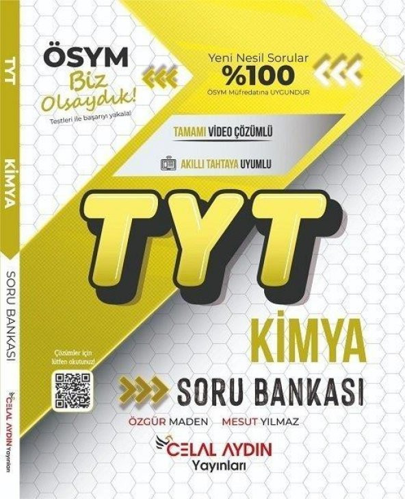 Tyt Kimya Soru Bankası Celal Aydın Yayınları ürün görseli 1