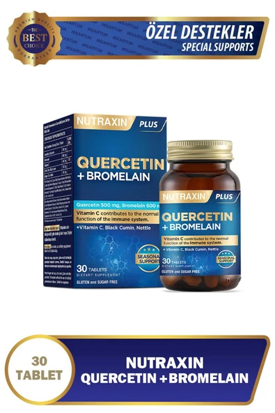 Quercetin+Bromelain 30 Tablet - Resim 5