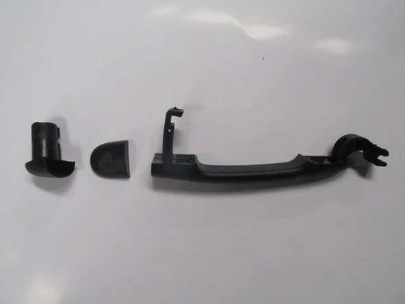 Renault Megane 3 Hatchback 2010-2013 Arka Kapı Dış Açma Kolu Sağ - Sol Aynı (Adet) Siyah Sensör Deliksiz (Oem No: 806B02 ürün görseli 1