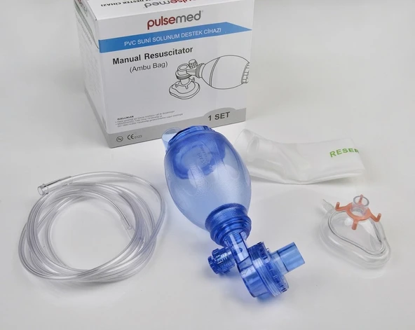 Pulsemed Solunum Cihazı PVC Pediatrik - Çocuk Ambu ürün görseli 1