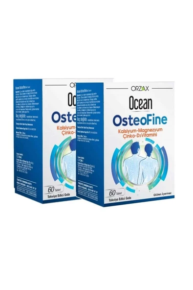 Ocean Osteofine Takviye Edici Gıda 1 Alana 1 Bedava 2’li Fırsat Paketi 60 Tablet ürün görseli 1