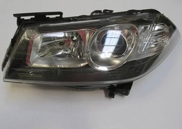 Renault Megane 2 2007-2009 Far Lambası Sol Elektrikli - Motorsuz Siyah 5 Fiş Li Mercekli Makyajlı Ayfar (Adet) (Oem No:7 ürün görseli 1