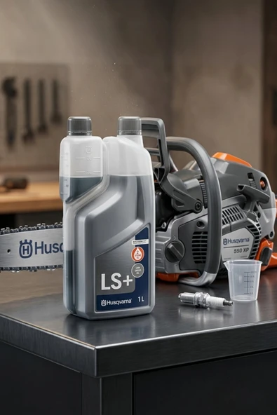 Husqvarna LS+ 2T (2 Zamanlı) Ölçekli Motor Yağı 1L ürün görseli 1