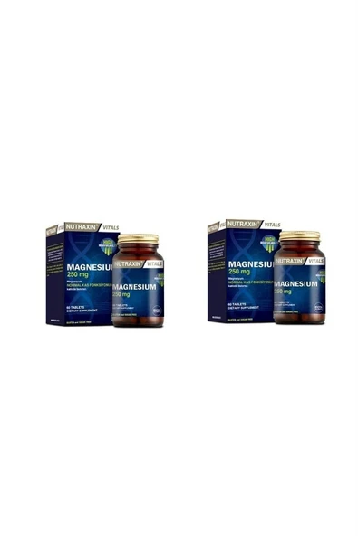 Magnesium 250 Mg 60 Tablet 2 Adet ürün görseli 1