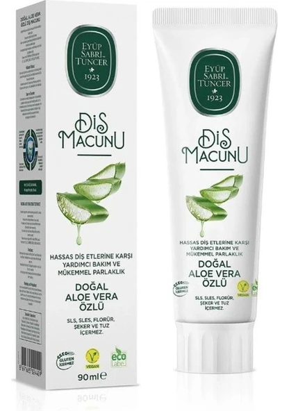 Eyüp Sabri Diş Macunu Aloe Vera Özlü 90ml ürün görseli 1