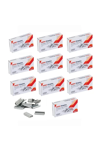Zımba Teli Küçük No:10 1000 Li Nikel Beyaz 10 Paket 6452 ürün görseli 1