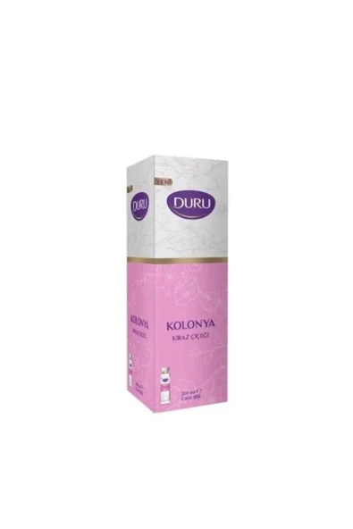 DURU KİRAZ ÇİÇEĞİ KOLONYA CAM ŞİŞE 200 ML ürün görseli 1