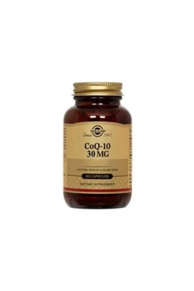 Solgar Coenzyme Q-10 30 mg 30 Vegetable Kapsül ürün görseli 1