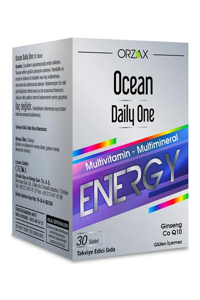 Ocean Daıly One Energy 30 Tablet ürün görseli 1