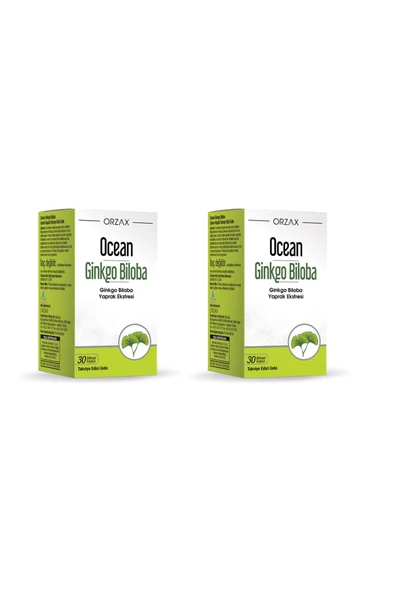 Ocean Ginkgo Biloba 30 Kapsül 2'li Paket ürün görseli 1