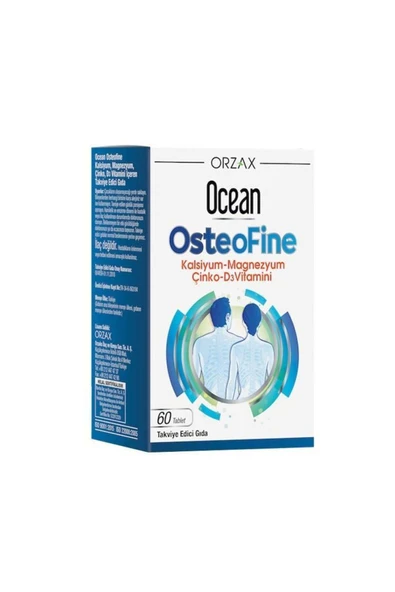 Ocean Osteofine 60 Tablet Kalsiyum - Magnezyum - Çinko & D3 Vitamin ürün görseli 1
