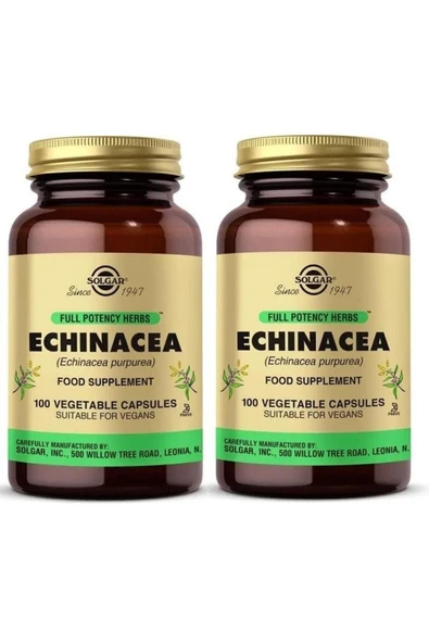 Solgar Echinacea 520 mg 100 Kapsül 2 Adet ürün görseli 1