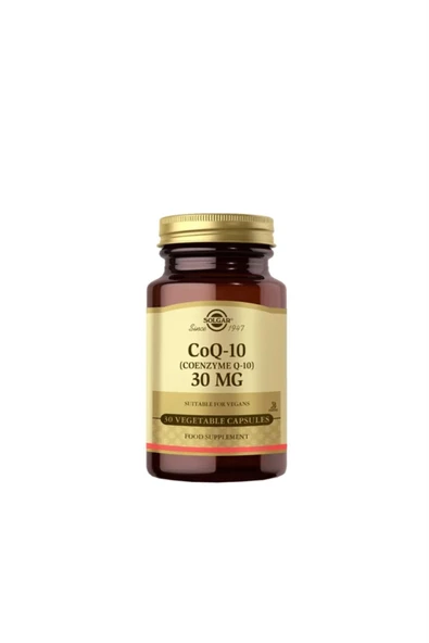Solgar Coenzyme Q-10 30 mg 30 Kapsül ürün görseli 1