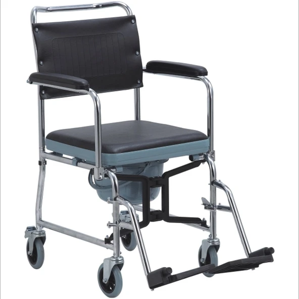 Comfort Plus KY689 Banyo ve Tuvalet Özellikli Tekerlekli Sandalye ürün görseli 1