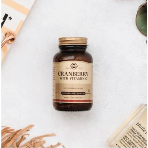 Solgar Cranberry Extract With Vitamin C 60 Kapsül 3 Adet - Resim 2