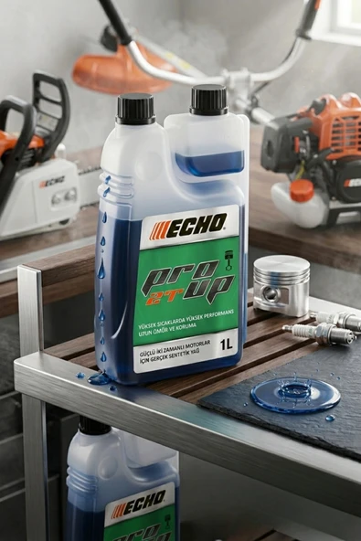 Echo Yağ Pro Up 2T (2 Zamanlı) Ölçekli Dumansız Yağ 1 L ürün görseli 1