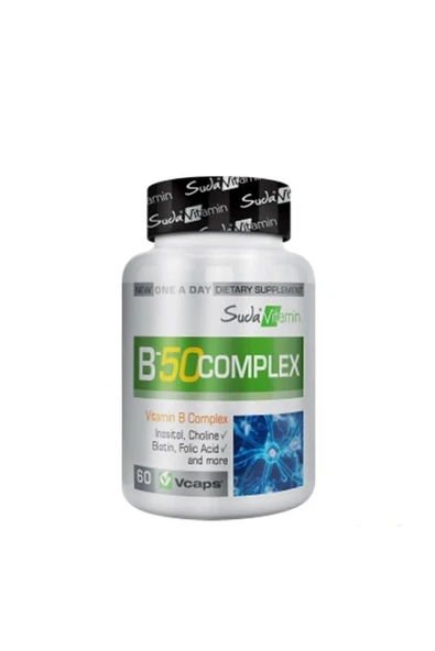 Suda Vitamin  B 50 Complex 60 Kapsül (bjv101) ürün görseli 1