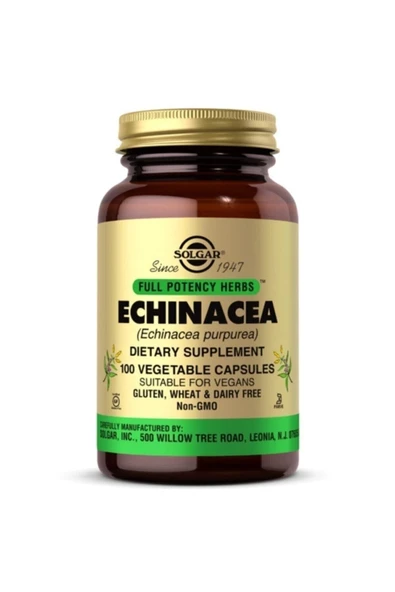 Solgar Echinacea 100 Kapsül ürün görseli 1
