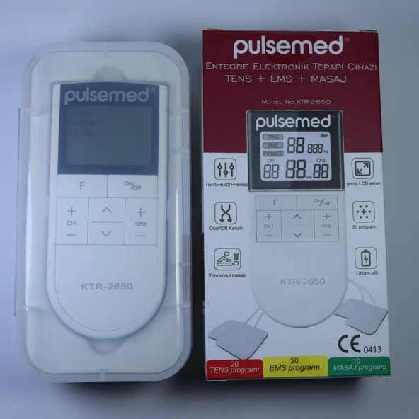 Pulsemed Entegre Elektronik Terapi Cihazı Tens-EMS-Masaj Özelliği Şarj Edilebilir ürün görseli 1