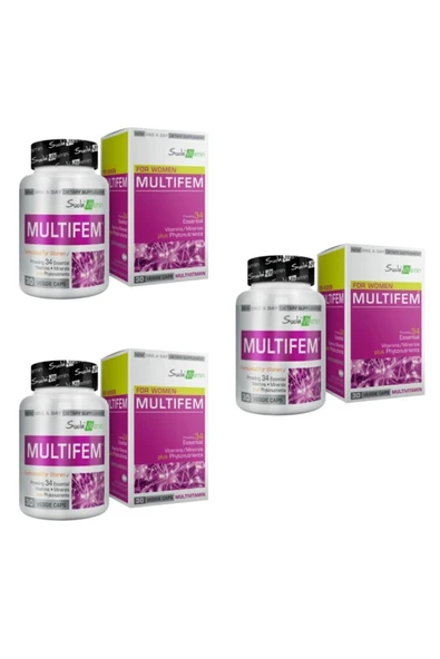 Suda Vitamin FOR WOMEN MULTİFEM 30 KAPSÜL 3 ADET ürün görseli 1