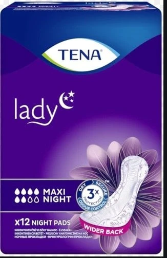 Tena Lady Maxi Night  Kadınlar İçin Gece Mesane Pedi ürün görseli 1