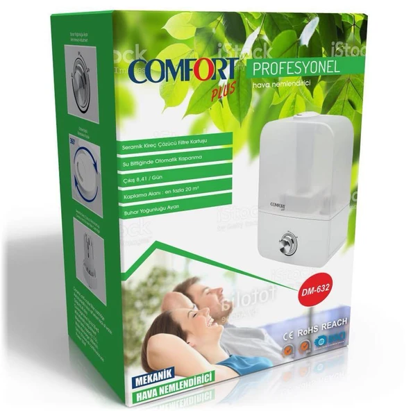 Comfort Plus DM-632 Oda Nemlendirici Ultrasonic Soğuk Buhar Cihazı ürün görseli 1