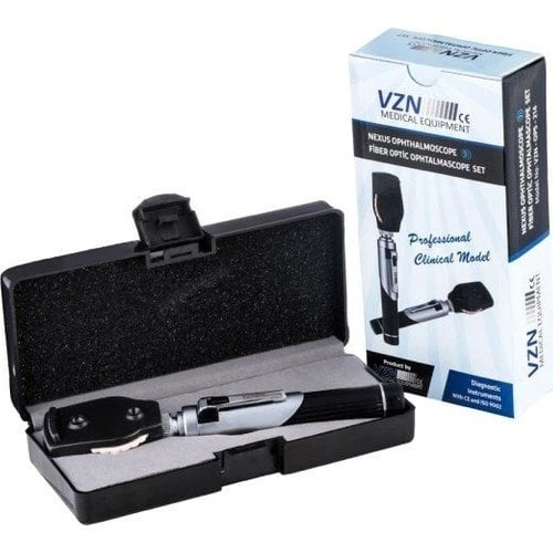 Vzn Fiber Optik Otoskop + Oftalmaskop Set ürün görseli 1