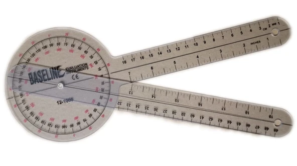 Baseline Plastik Gonyometre 360 Derece 30 cm ürün görseli 1