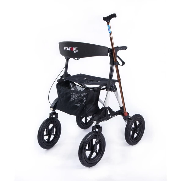 Comfort Plus DM-800 Büyük Tekerlekli Alüminyum Rolatör ürün görseli 1