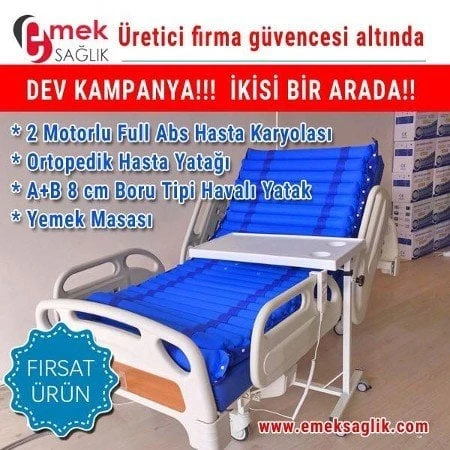 Emek 2 Motorlu Hasta Karyolası ürün görseli 1