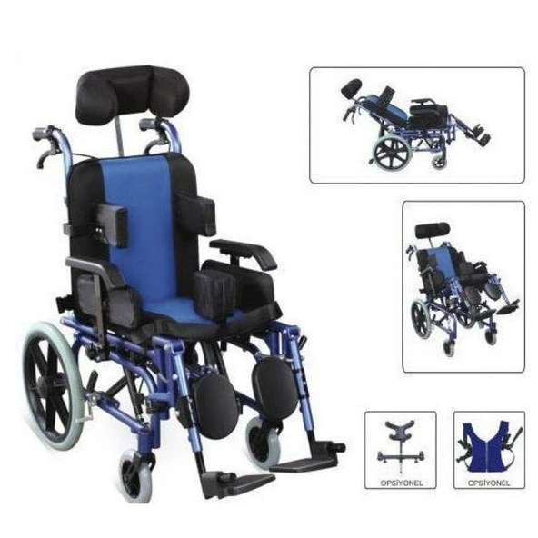 Comfort Plus KY958LC-A-36 Spastik Çocuk Tekerlekli Sandalyesi ürün görseli 1