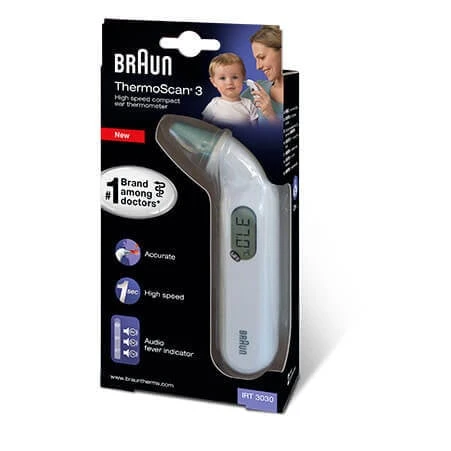 Braun IRT 3030 Ateş Ölçer Thermoscan Kulaktan Ateş Ölçer ürün görseli 1