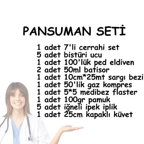 Cerrahi Set Pansuman Seti ürün görseli 1