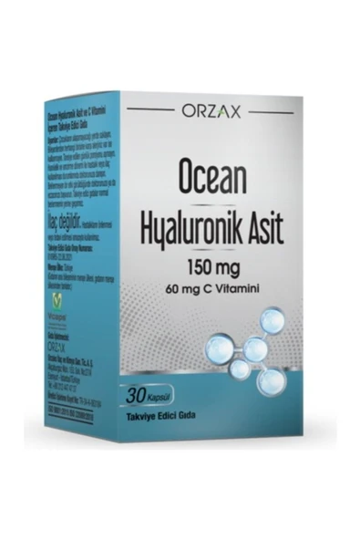 Ocean Hyaluronık Asıt 150 Mg 30 Kapsul ürün görseli 1