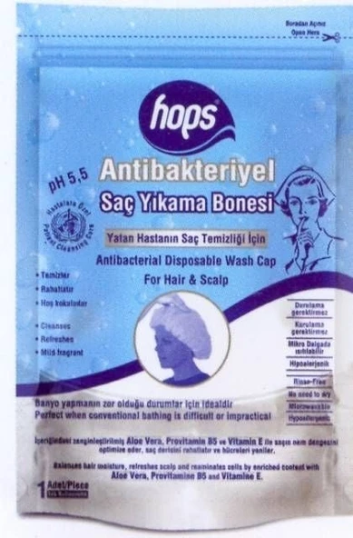 Saç Yıkama Bonesi ph 5.5 1 Adet ürün görseli 1