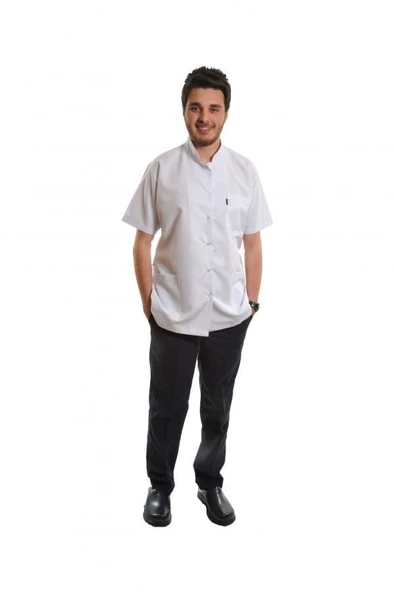 Erkek Hakim Yaka Labaratuvar Önlüğü (Alpaka) XXLARGE ürün görseli 1