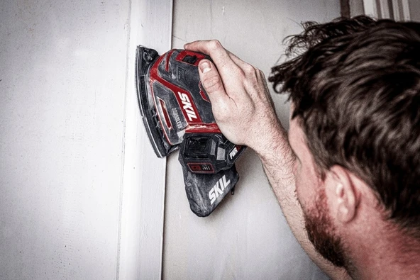 SKIL COMPACT 3720CD AKÜLÜ ÜÇGEN MULTİ ZIMPARA - Resim 5