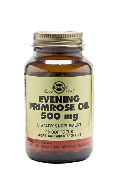 Solgar Evening Primrose Oil 500 mg 90 Kapsül ürün görseli 1