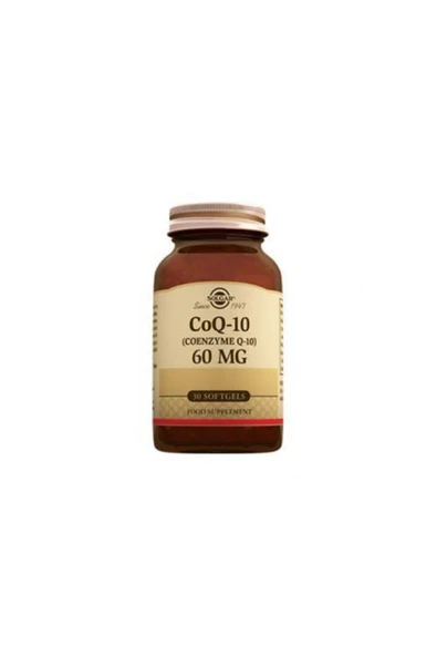 Solgar Coenzyme Q-10 60 Mg 30 Kapsül Antioksidan ürün görseli 1