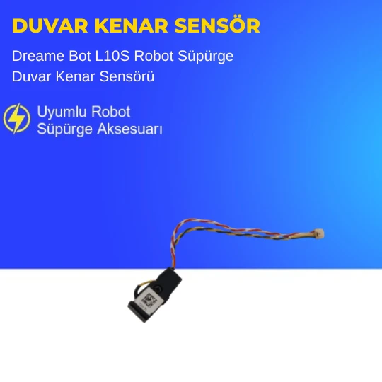 Dreame Bot L10S Robot Süpürge Duvar Kenar Sensörü - Resim 3