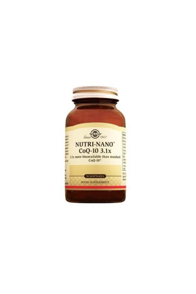 Solgar Nutri-Nano Coq-10 3.1x50 Tablet ürün görseli 1