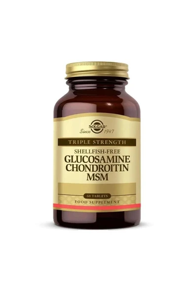 Solgar Glucosamine Chondroitin MSM 60 Tablet ürün görseli 1