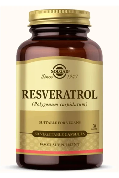 Solgar Resveratrol 60 V-caps Vitamin ürün görseli 1