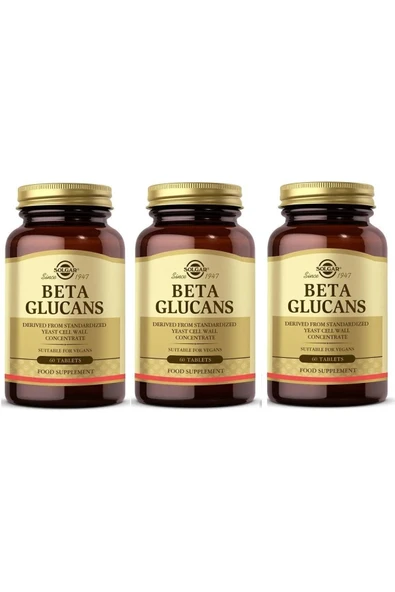 Solgar Beta 1.3 Glucans 60 Tb 3 Adet ürün görseli 1